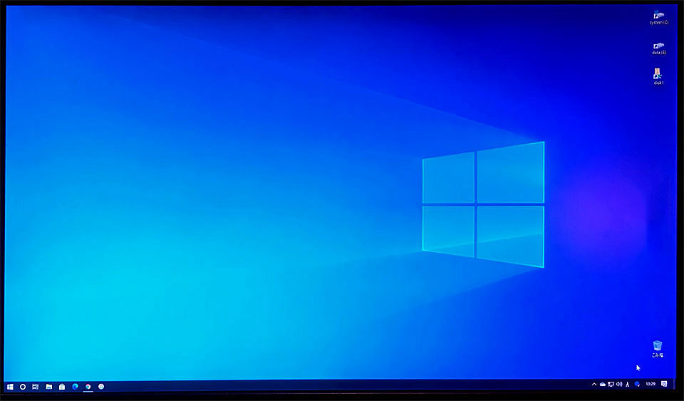 Windows10 デスクトップ画面